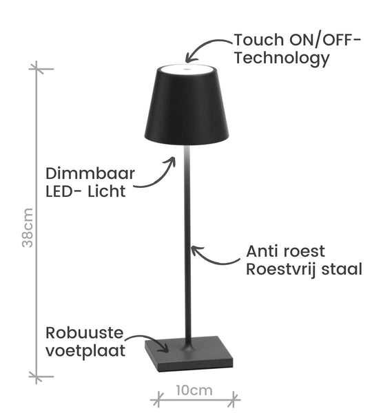 Lumelia Draadloze Lamp